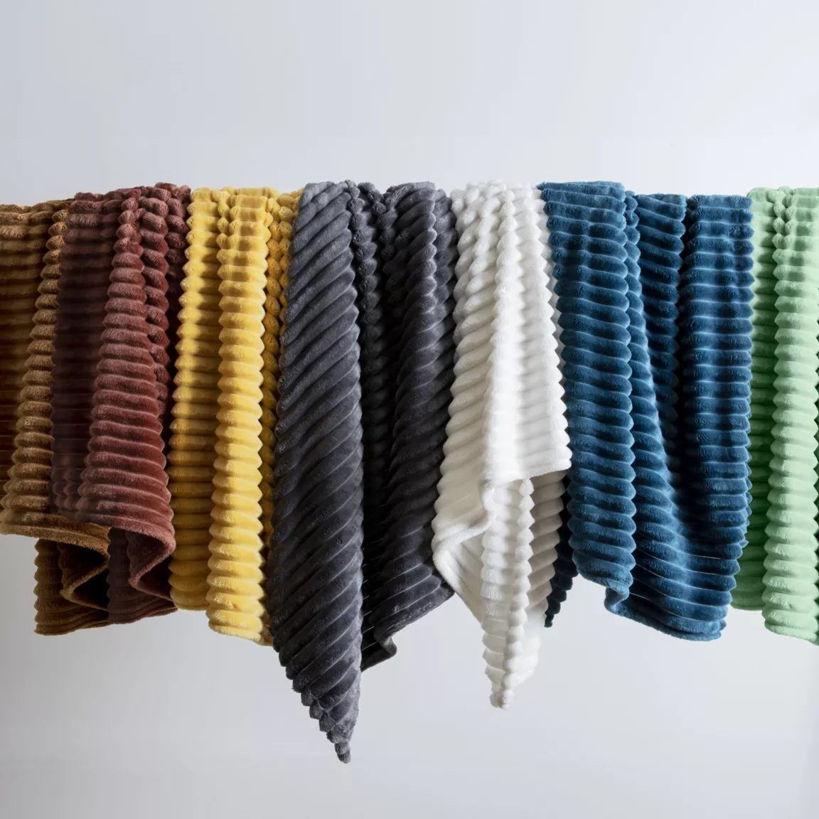 Plaid doux (125 x 150 cm) Dune Camel