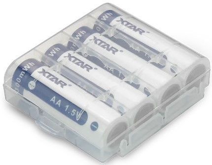 XTAR - 1,5V AA Li-ion Batterijen - 4 Stuks - 2000mAh - Oplaadbaar
