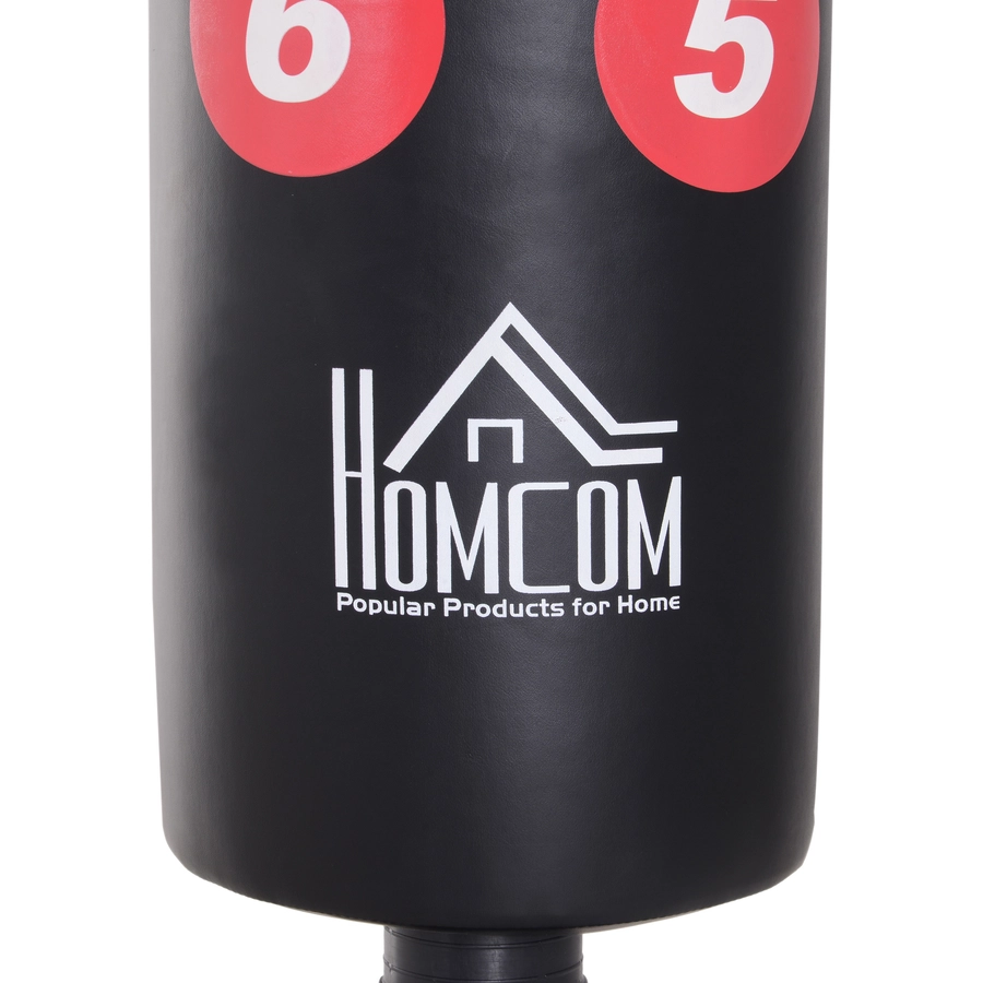 HOMCOM Standboxsack schwarz
