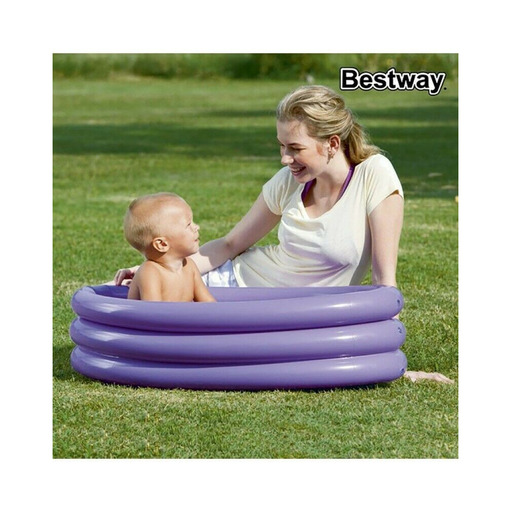 Piscina Hinchable Para Bebés, Niños, Niñas 29l Bestway Infantil 51034 Ovalada 91x66x25cm