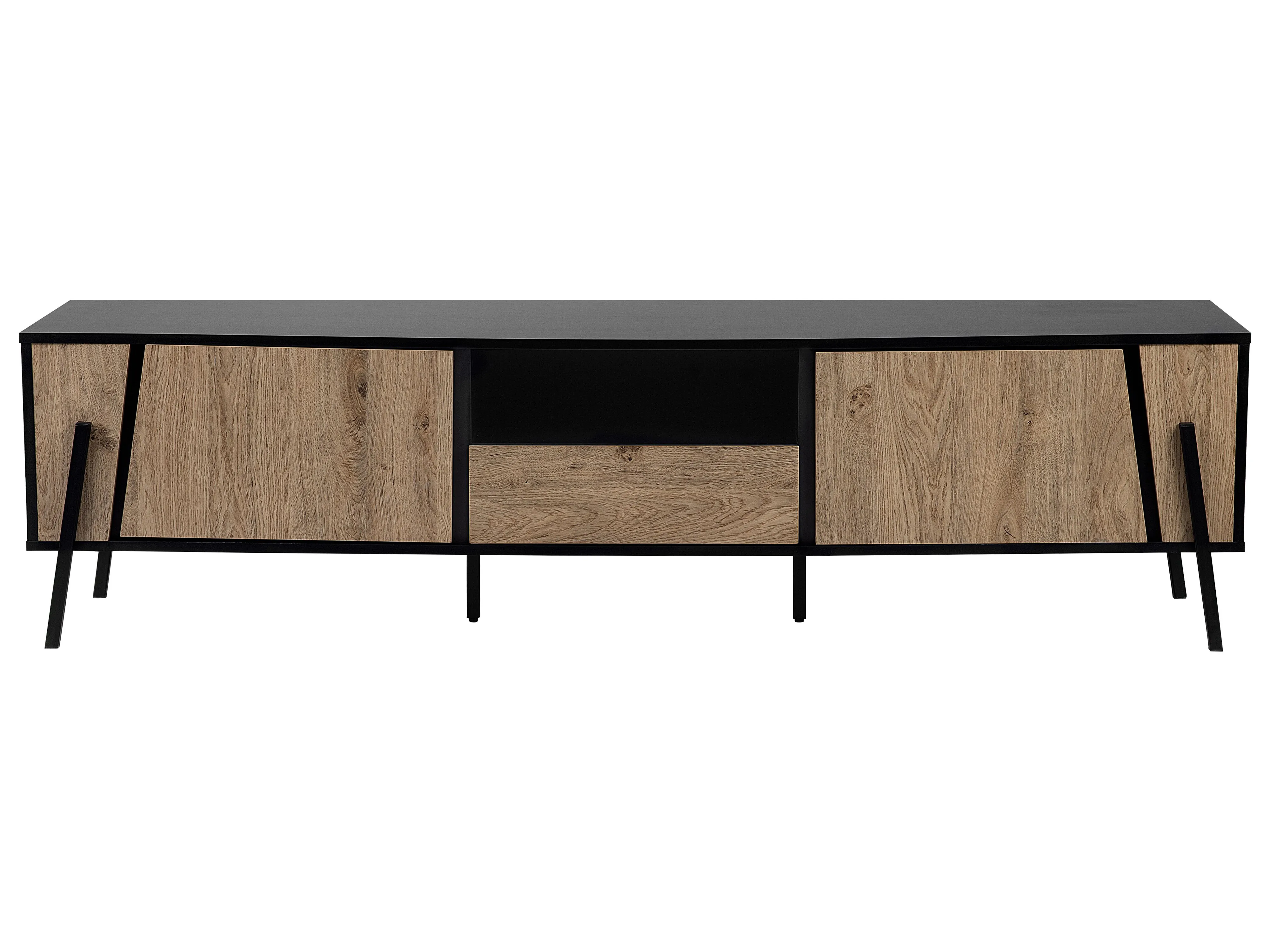 TV-meubel BLACKPOOL Bruin/zwart