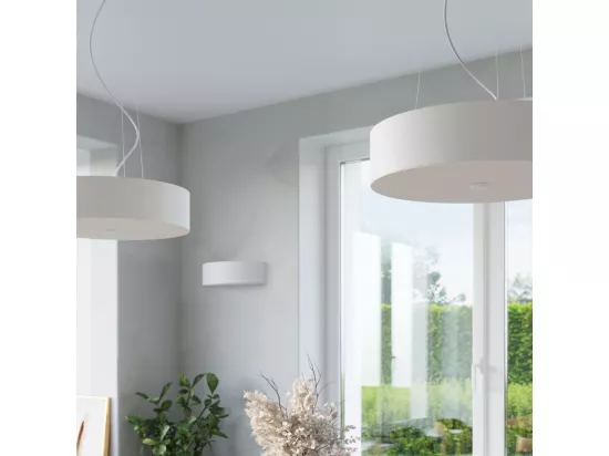 Sollux SKALA Suspension Cylindrique Blanc 100cm E27