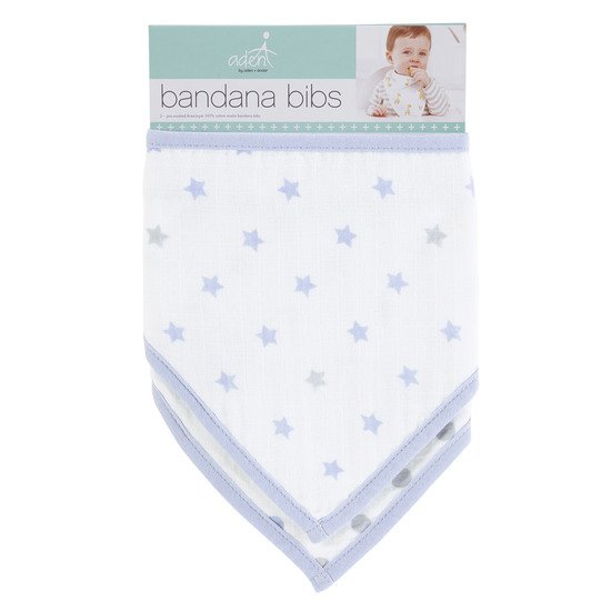 Lot de 2 bavoirs bandana   Natural History        de               aden + anais essentials