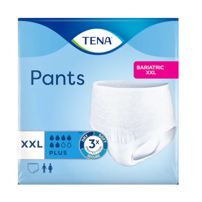 PANTS - Sous-Vêtements Absorbants Bariatric XXL Plus - Taille XXL - 12 Unités