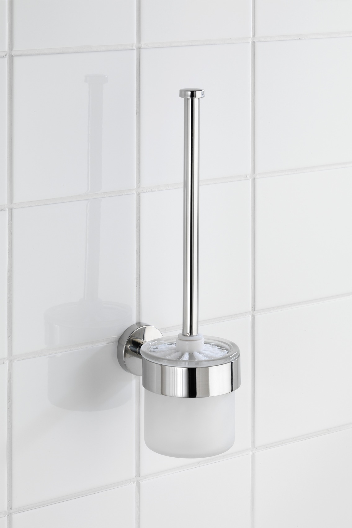 Wenko Bosio toiletborstelhouder RVS glanzend