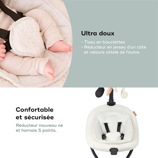 Balancelle Swoon Evolution   Curl white x Babyatoutprix        de               Babymoov