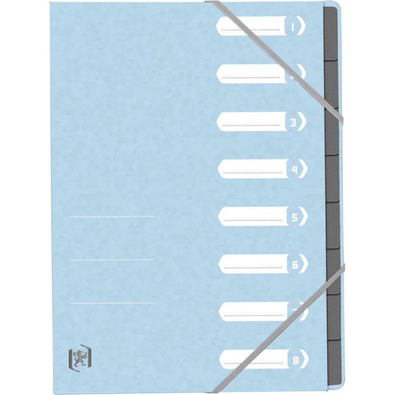 Trieur standard Oxford A4 8 positions couverture carte
