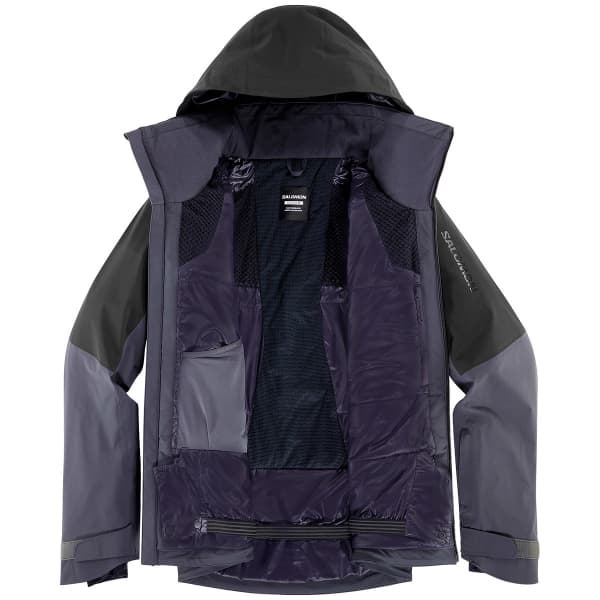 Veste de ski SALOMON BRILLIANT JACKET M PERISCOPE/DEEP BLACK