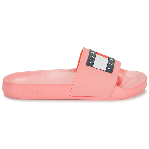 Tommy Jeans - TOMMY JEANS FLAG POOL SLIDE ESS - Rose