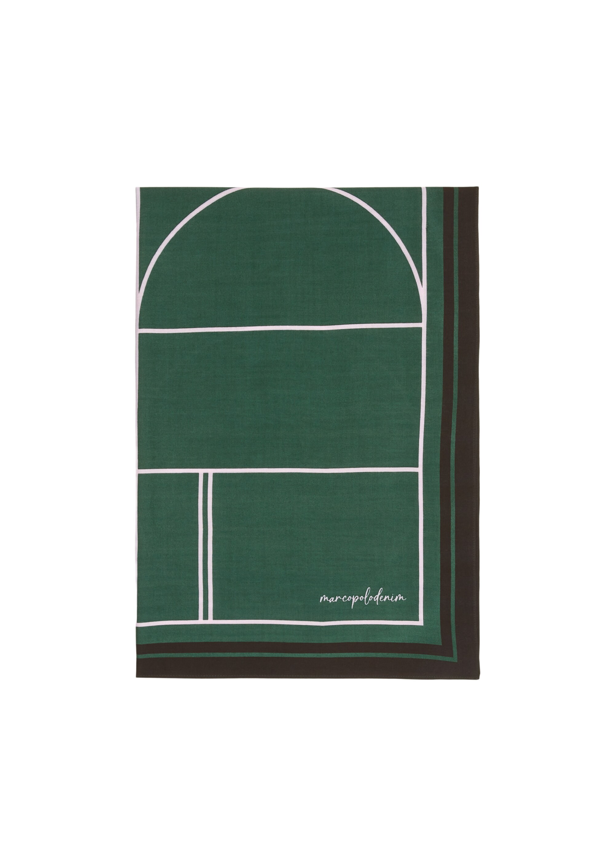 Quadratisches Tuch mit Allover-Print