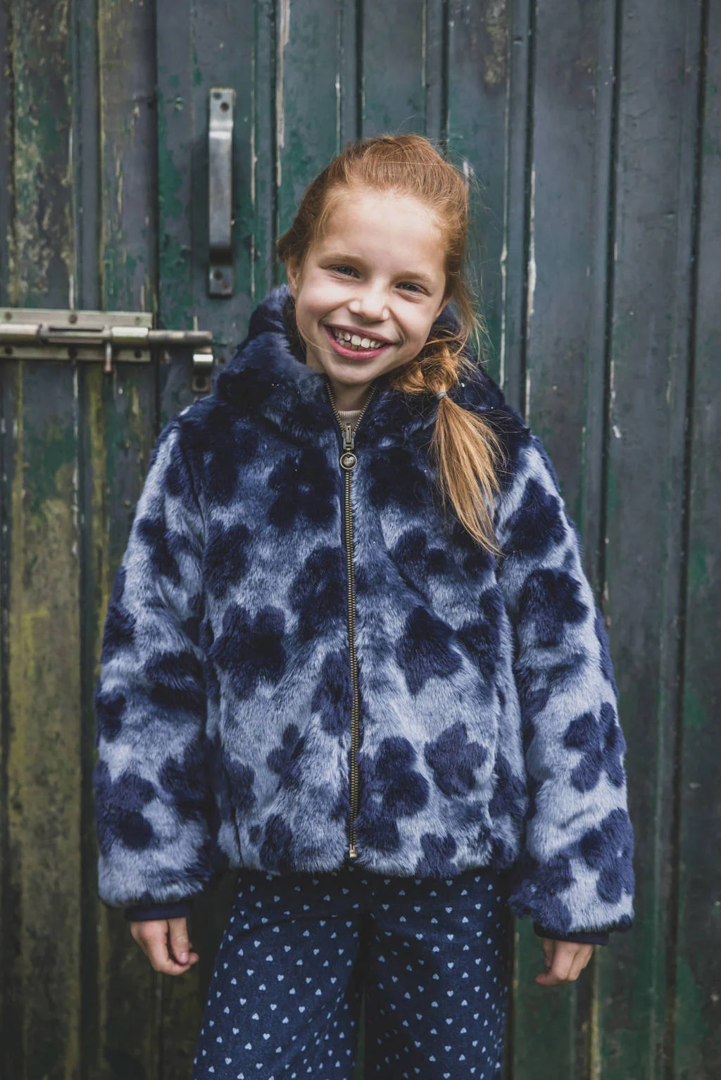 LOOXS little winterjas donkerblauw
