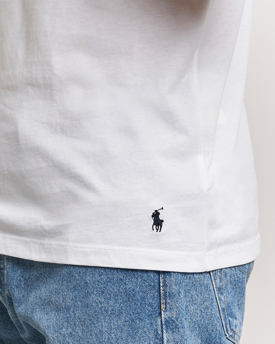 Polo Ralph Lauren 3-Pack V Neck T-Shirt White