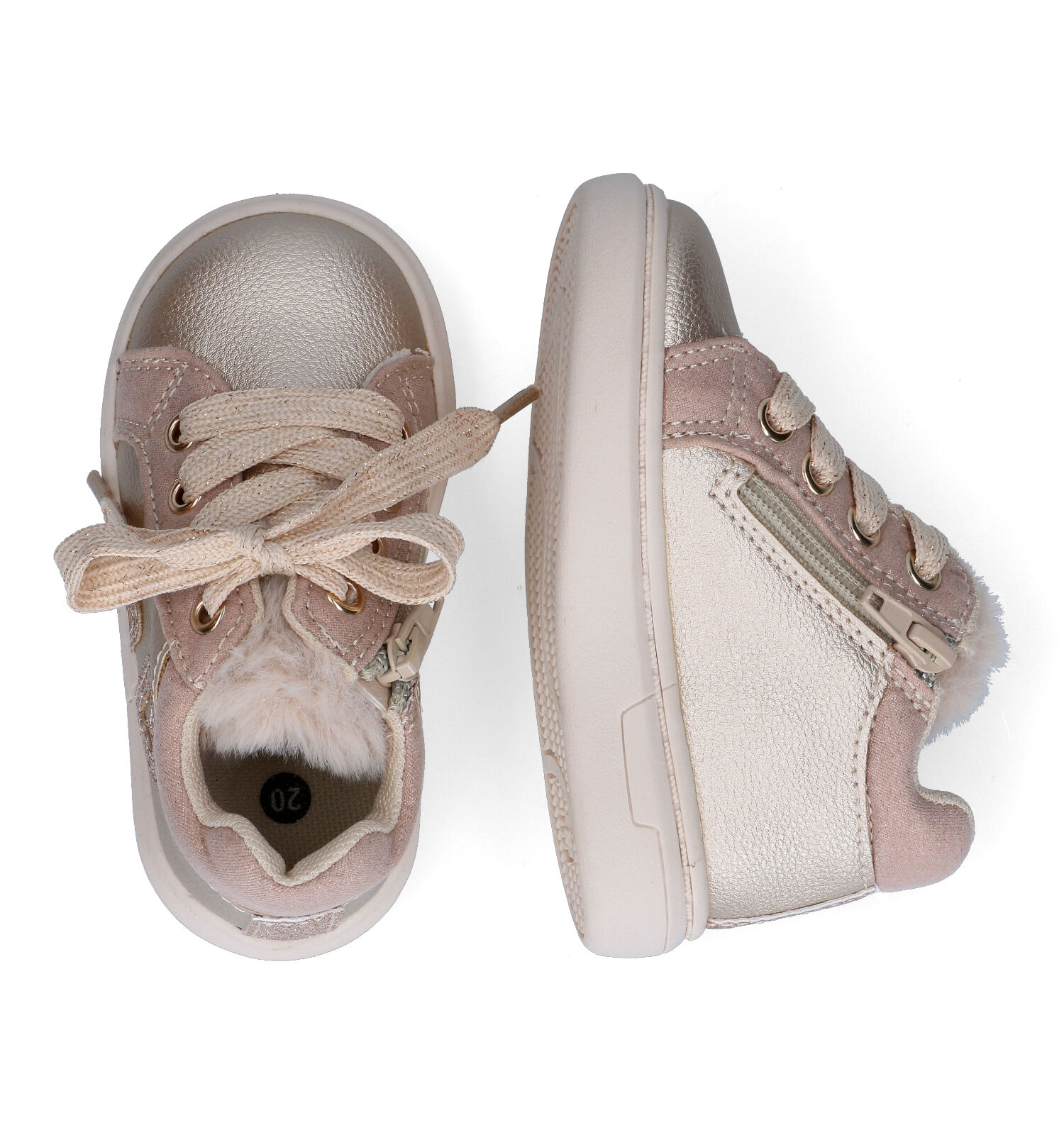 Babyschoenen goud