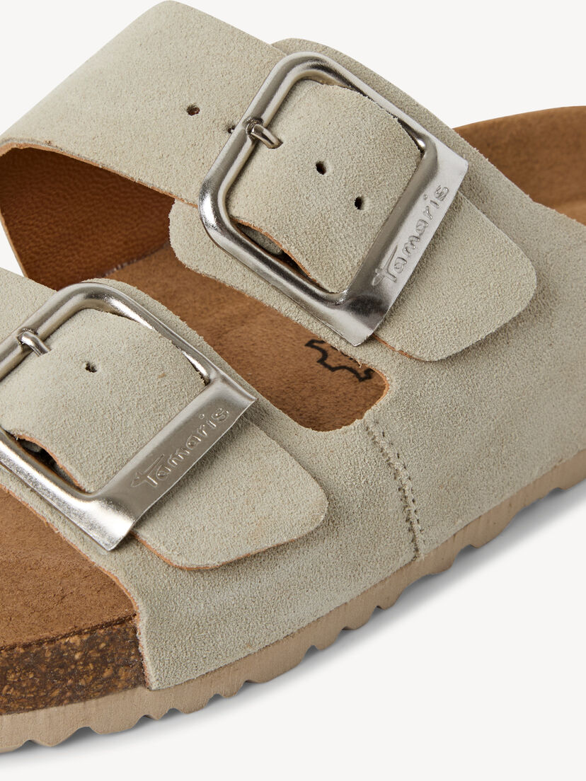 Leren Slipper - groen