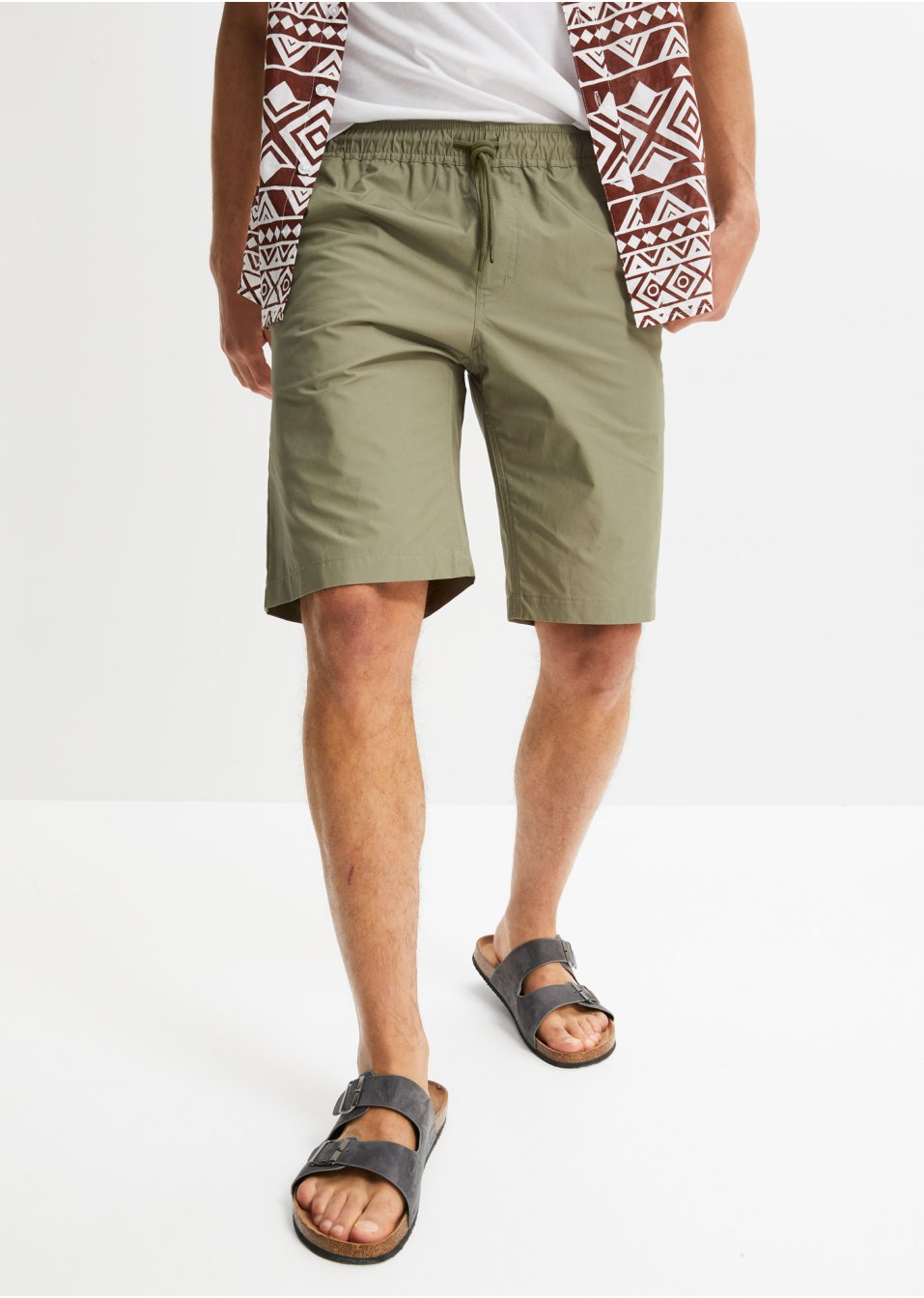 Bermuda à taille extensible, Regular Fit