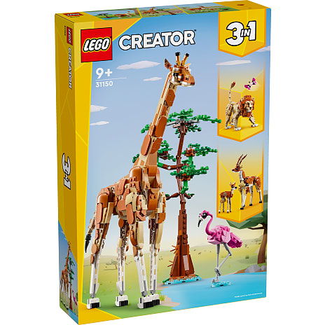 LEGO Creator Vilde safaridyr 3-i-1 31150