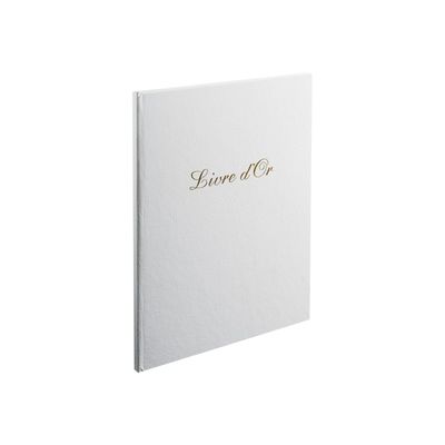 Exacompta Balacron - Livre d'or 26 x 22 cm - 100 pages - blanc