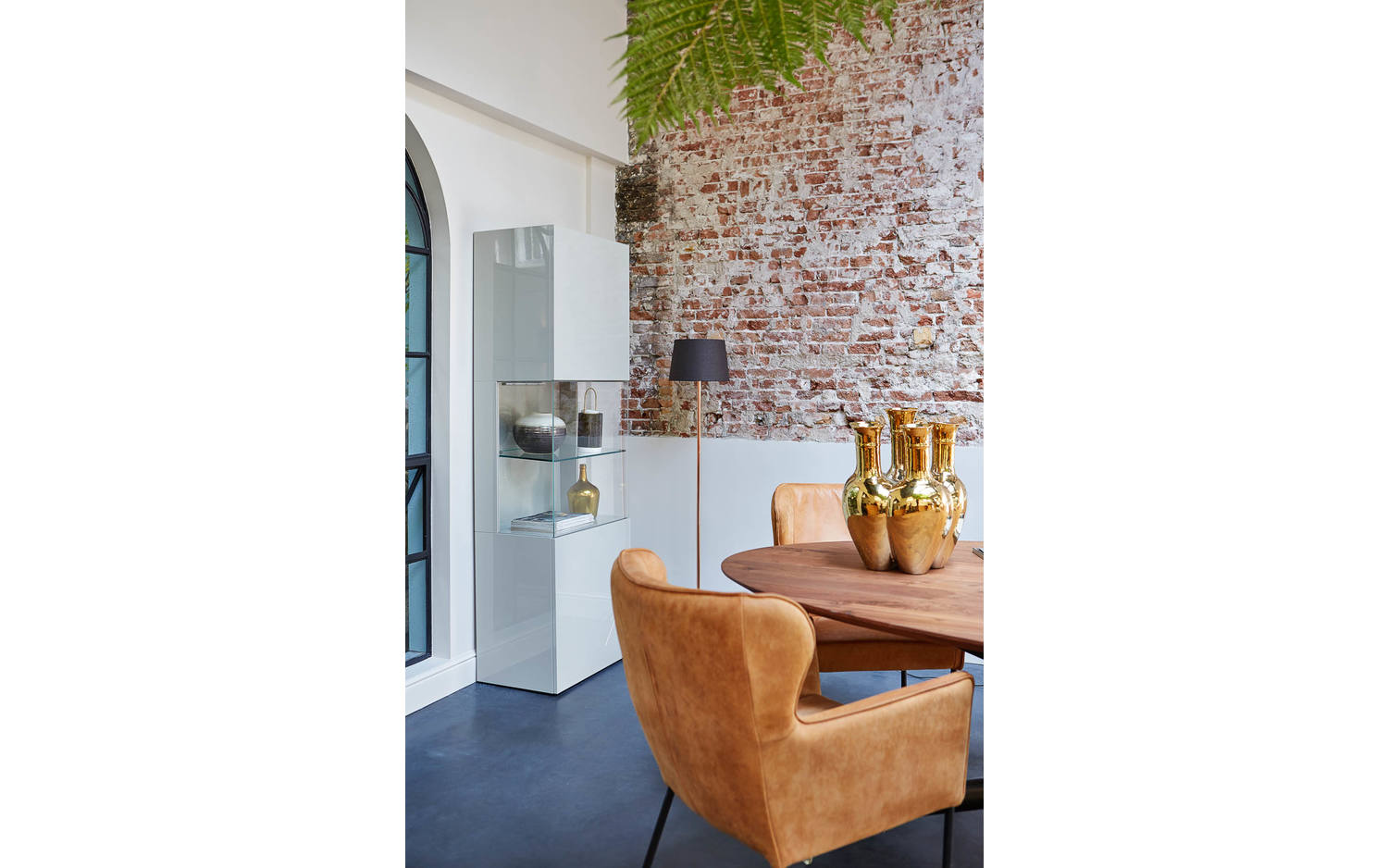 Goossens Vitrinekast Monza in onbekend