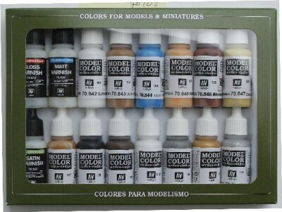 Vallejo - Model Color Maling Sæt - Folkstone Special - 16X17 ML