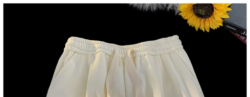 Bay Go Mall - Sweatshorts met trekkoord en letters