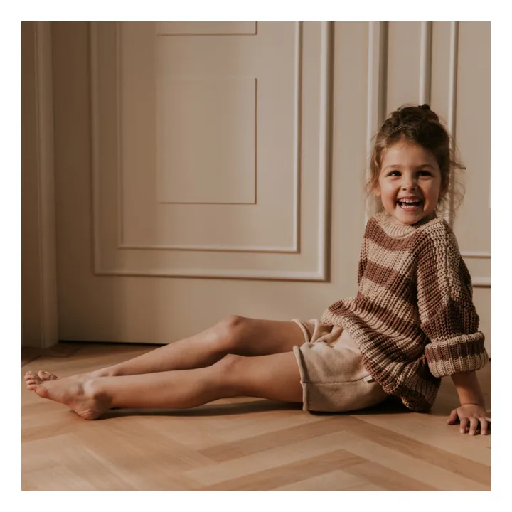 Yuki Short Single Coton Bio | Beige
