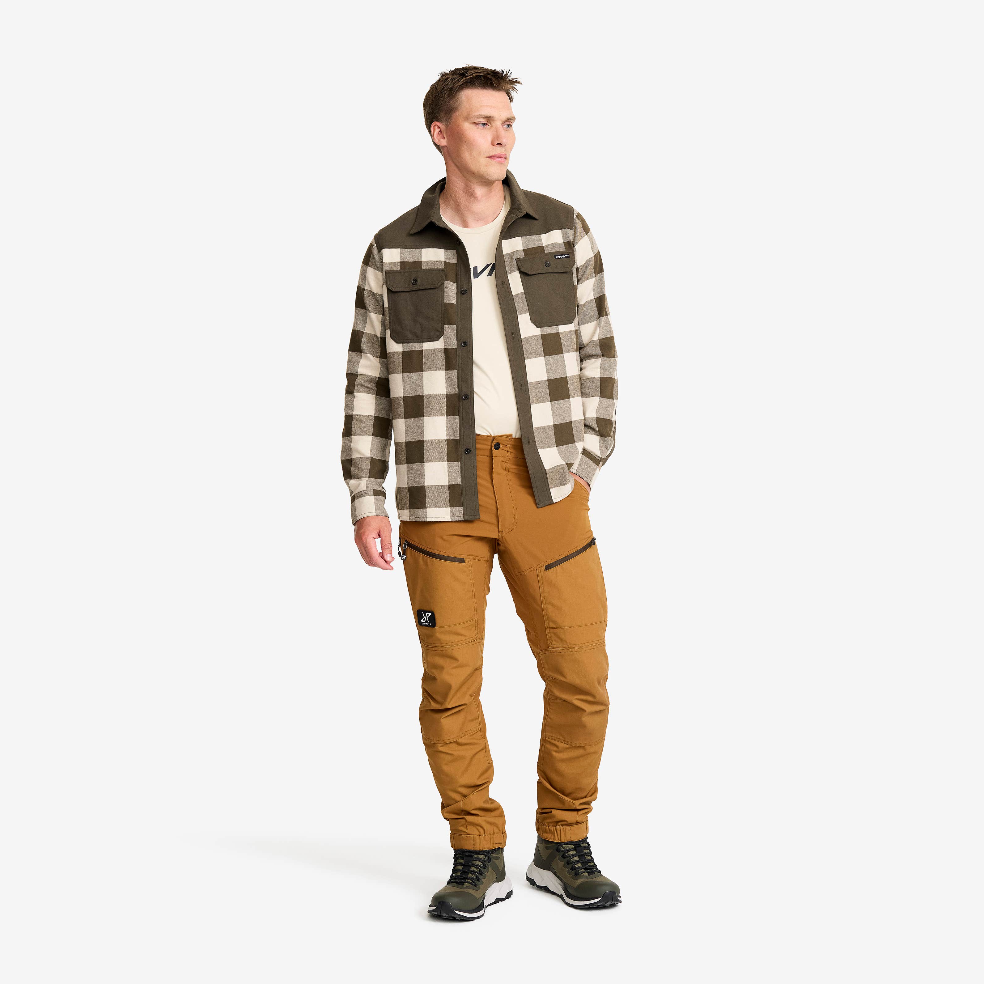 Campfire Shirt Herre Mud/Peyote