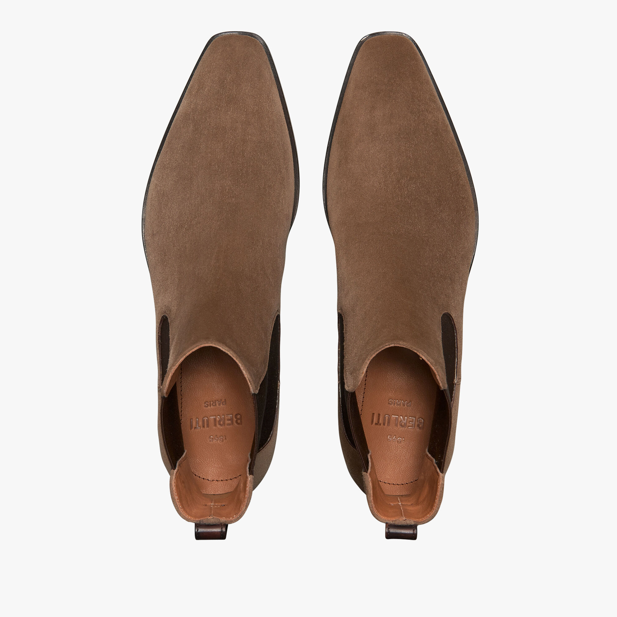 Bottine Demesure En Cuir Camoscio