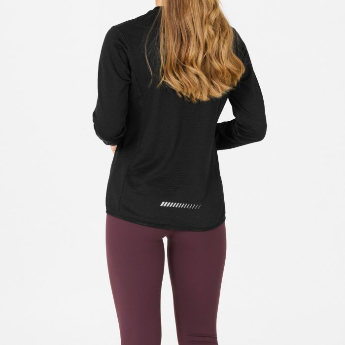 Endurance Dame T-shirts Leah Waffle Melange Loose Fit Tee Sort