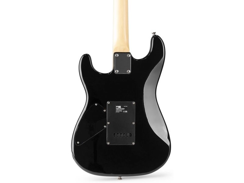 MAX E-Gitarre GigKit Quilted Style Schwarz E-Gitarre mit Zubehör