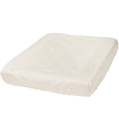 Cam Cam Wickelauflagenbezug - 50x65 cm - Classic+ Streifen Camel