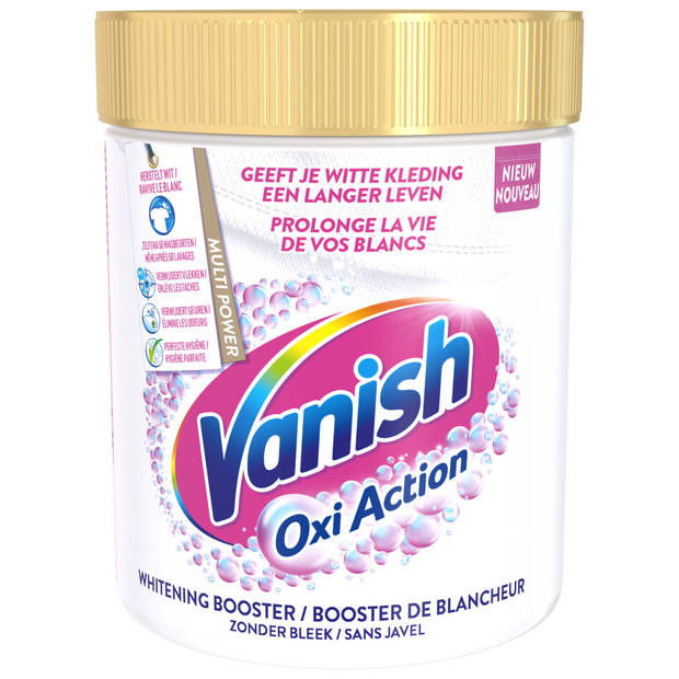 Vanish Oxi Action Whitening Booster Poeder - Vlekverwijderaar voor witte was - 550 gr