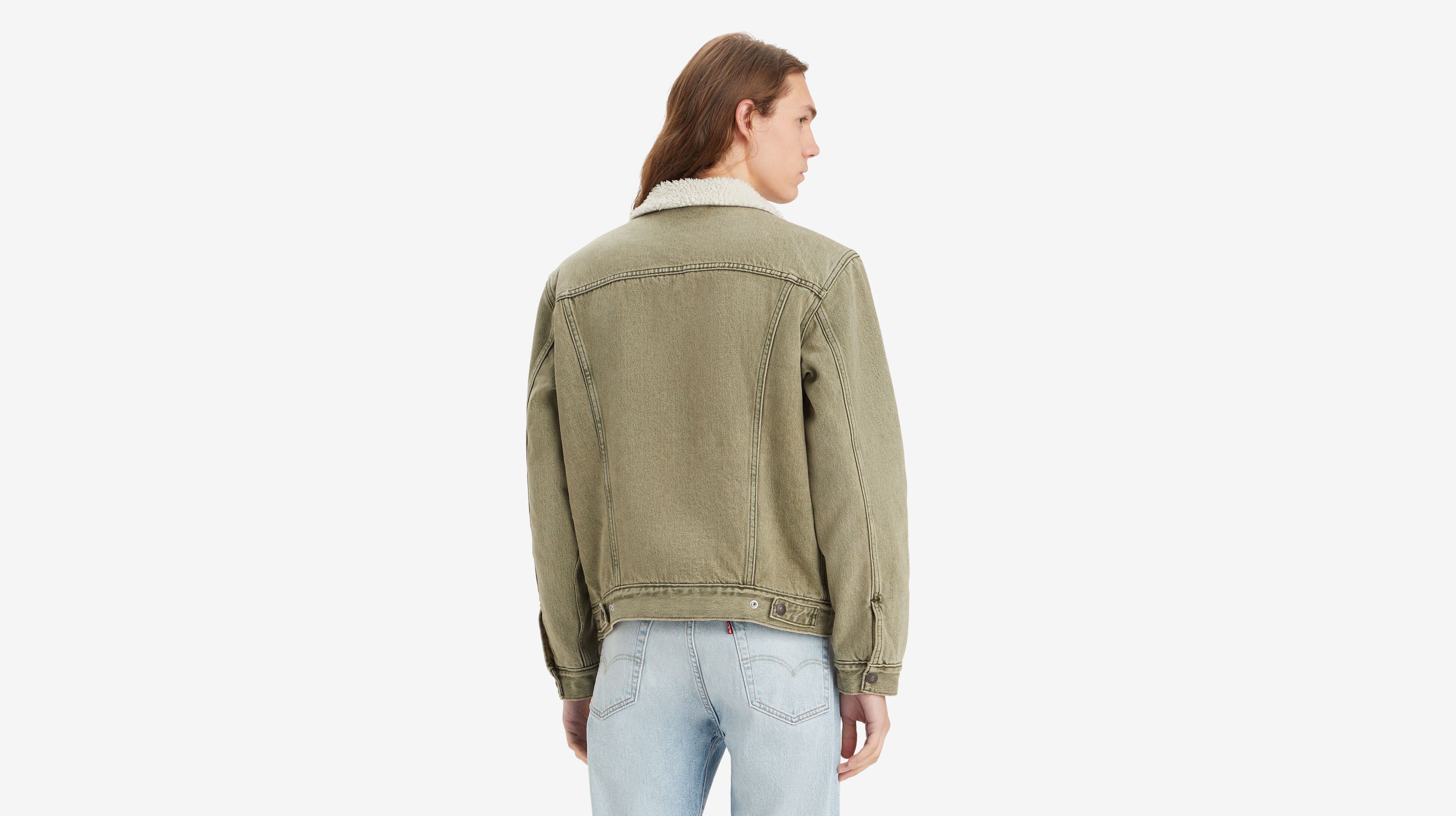 Veste sherpa Trucker Type III - Its My Passion Sherpa - Vert