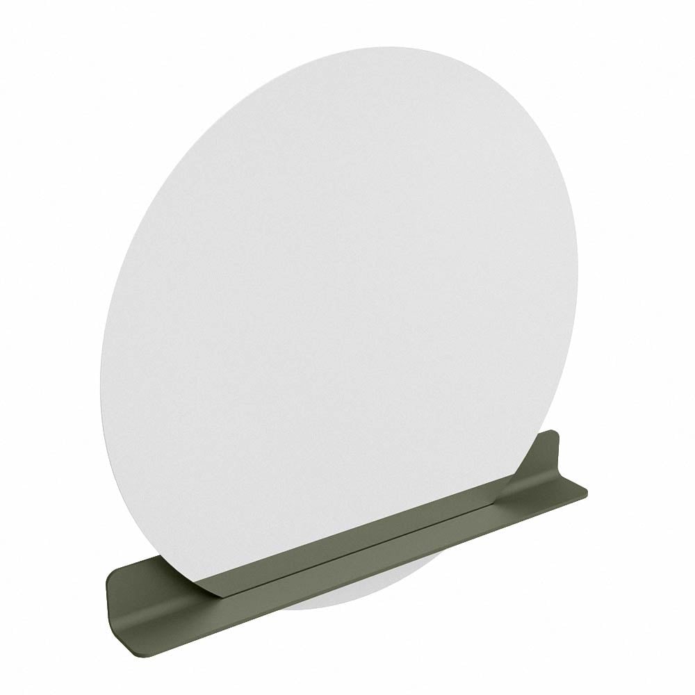 Mondiaz Spot spiegel rond Ø110cm met planchet army