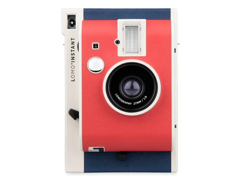 Lomography Lomo’Instant, Blå, Rød, Hvid, 0.4 - 8, Automatisk, 1/125 sek./side, AAA, 6 V
