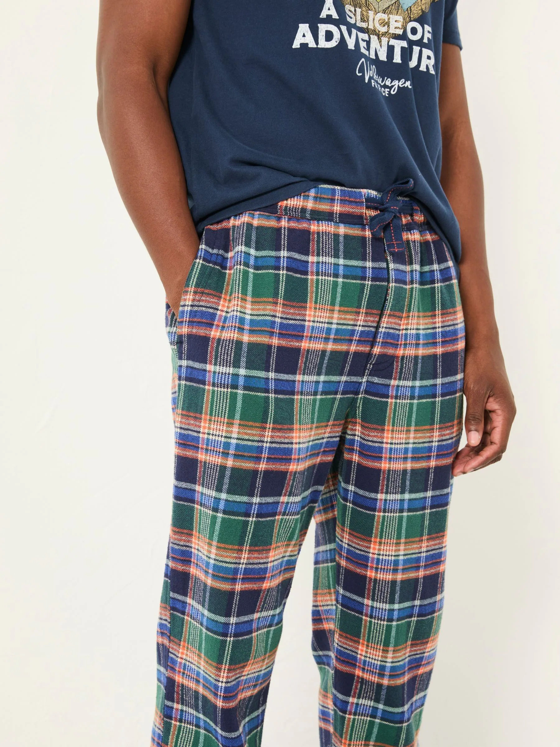 FatFace Check Pyjama Bottoms