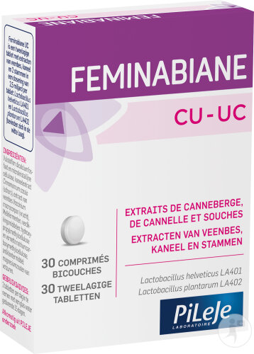 PiLeJe Feminabiane CU-UC 30 Comprimés Bicouches