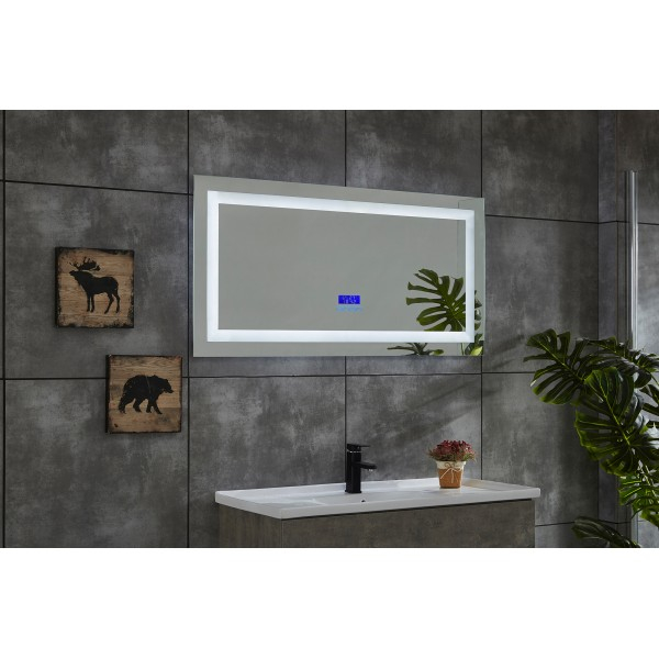 Badstuber spiegel met LED verlichting 120x60cm