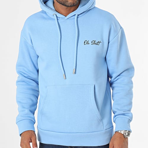 Sweat Capuche Bleu Ciel