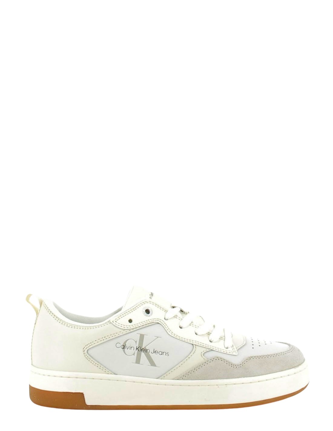 calvin klein baskets de ville femme cupsole low l blanc