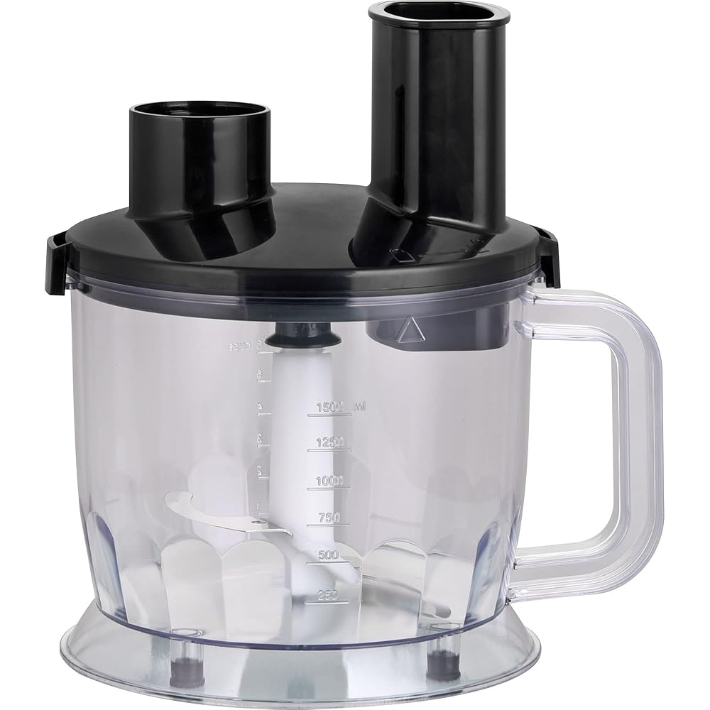 Lehmann Chopsui Mixeur plongeant 1200 W, Mixeur Plongeur avec 8 niveaux de vitesse en acier inoxydable, Mixeur blender pour Aliments pour Bebe, Soupe, Sauce et Purée, 9 Accessoires du mixer inclus : Cuisine et Maison