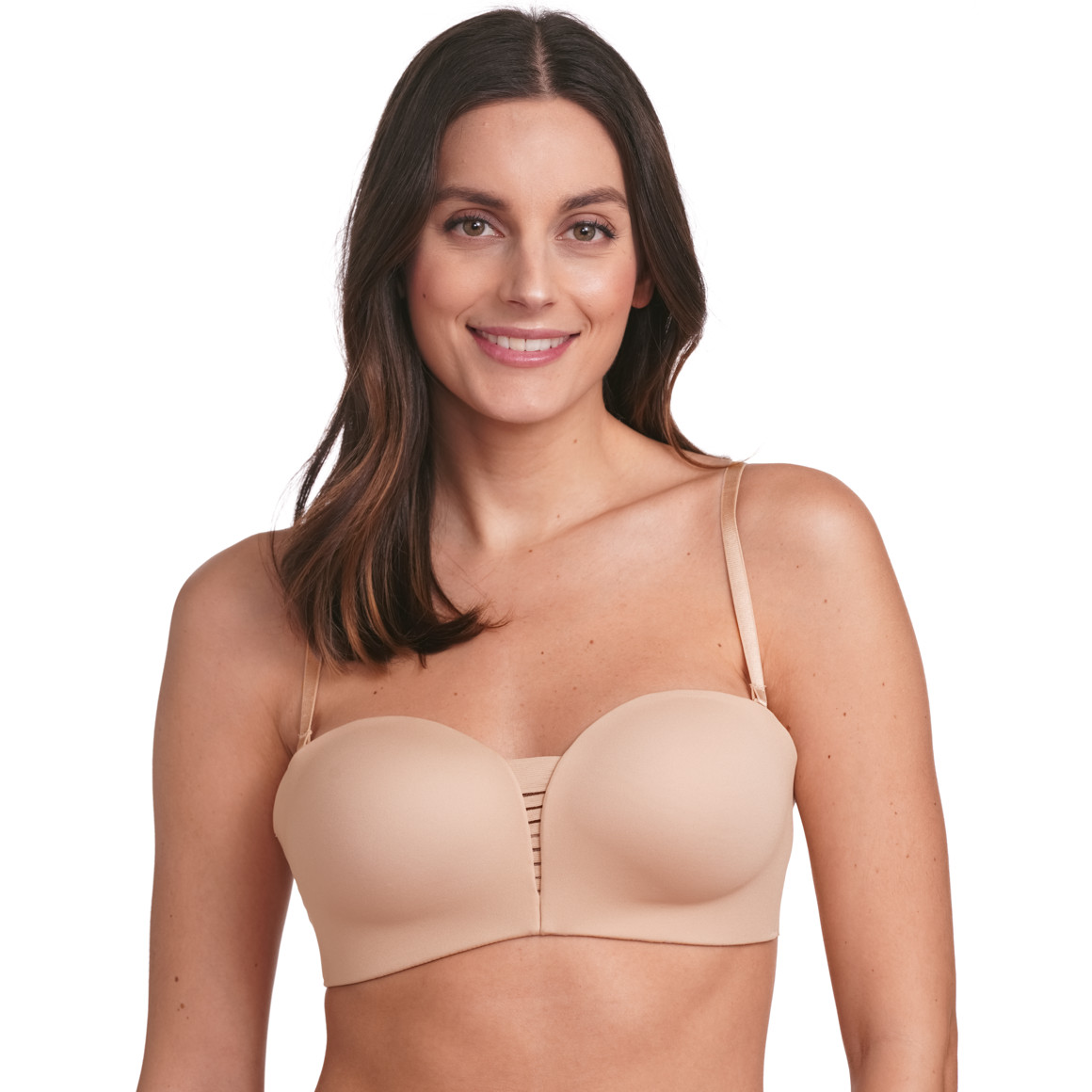 Gina Benotti Damen Balconette-BH mit 5 Tragevarianten beige