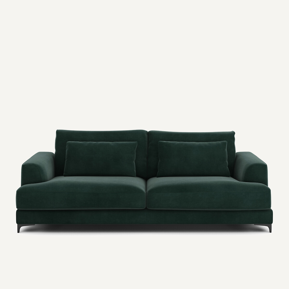 AM.PM<br>Sofá-cama de veludo de 4 lugares, Marsile