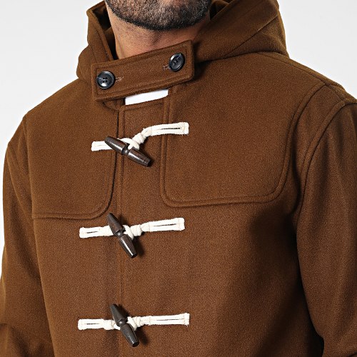Manteau Capuche Marron