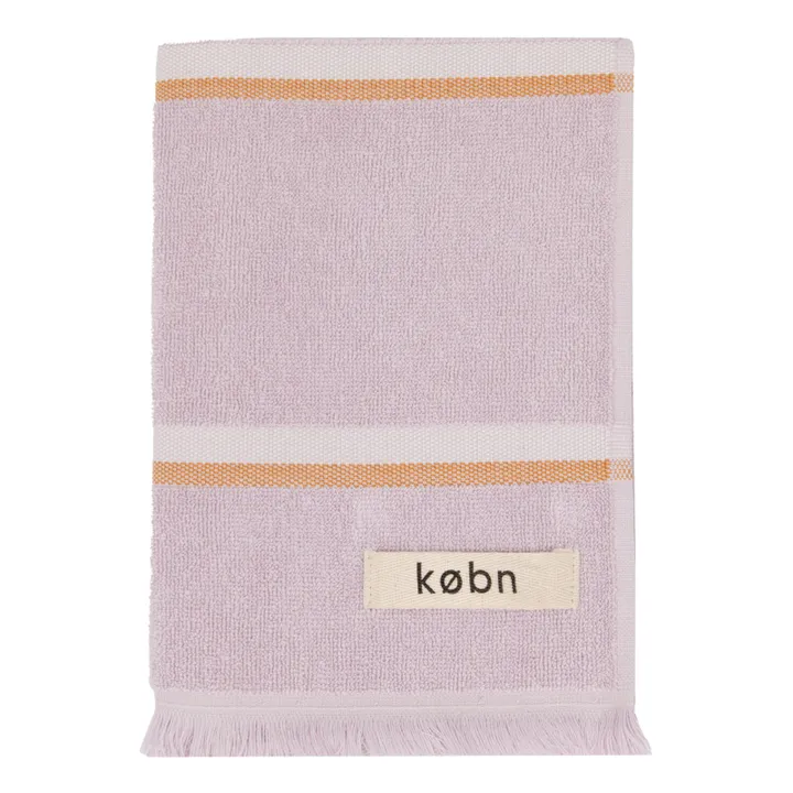 Købn Serviette de toilette en coton bio | Lilas