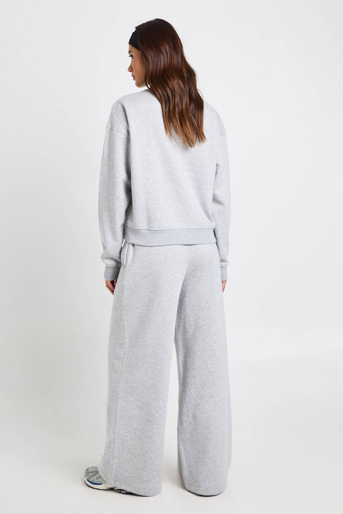 boohoo Survêtement Sweat à Col Allongé