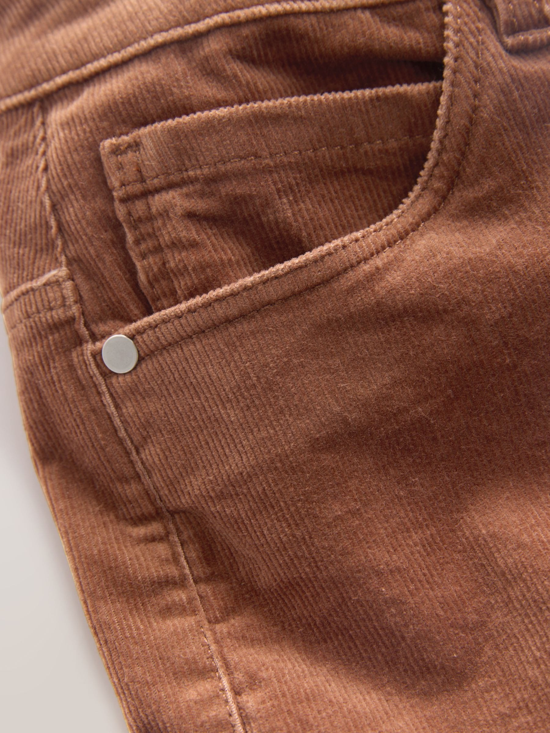 Lichtbruin - Corduroy boot cut broek