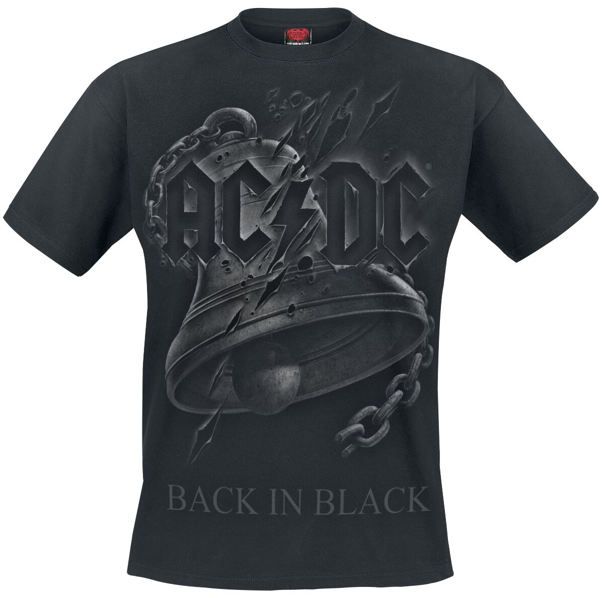 Back In Black Torn | AC/DC T-Shirt Manches courtes