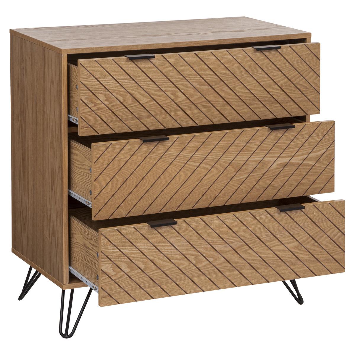 COMMODE 3 TIROIRS NAOMI