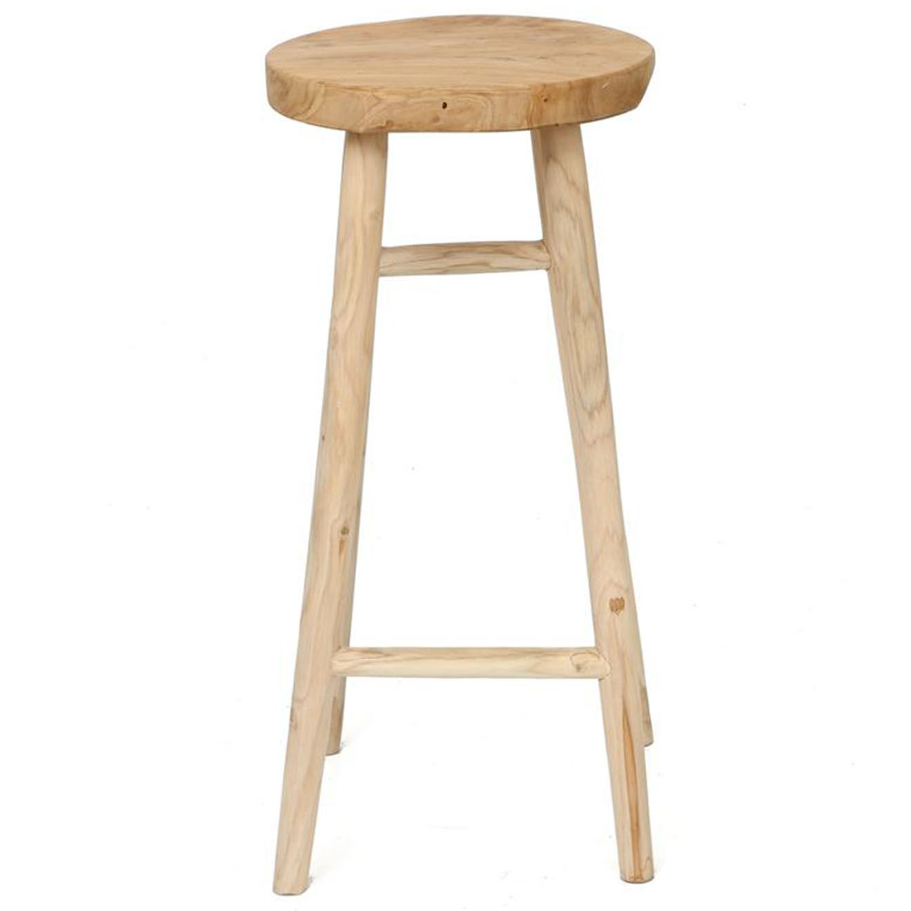 Bazar Bizar Tabouret de bar Kedut beige - 35x35x75 cm