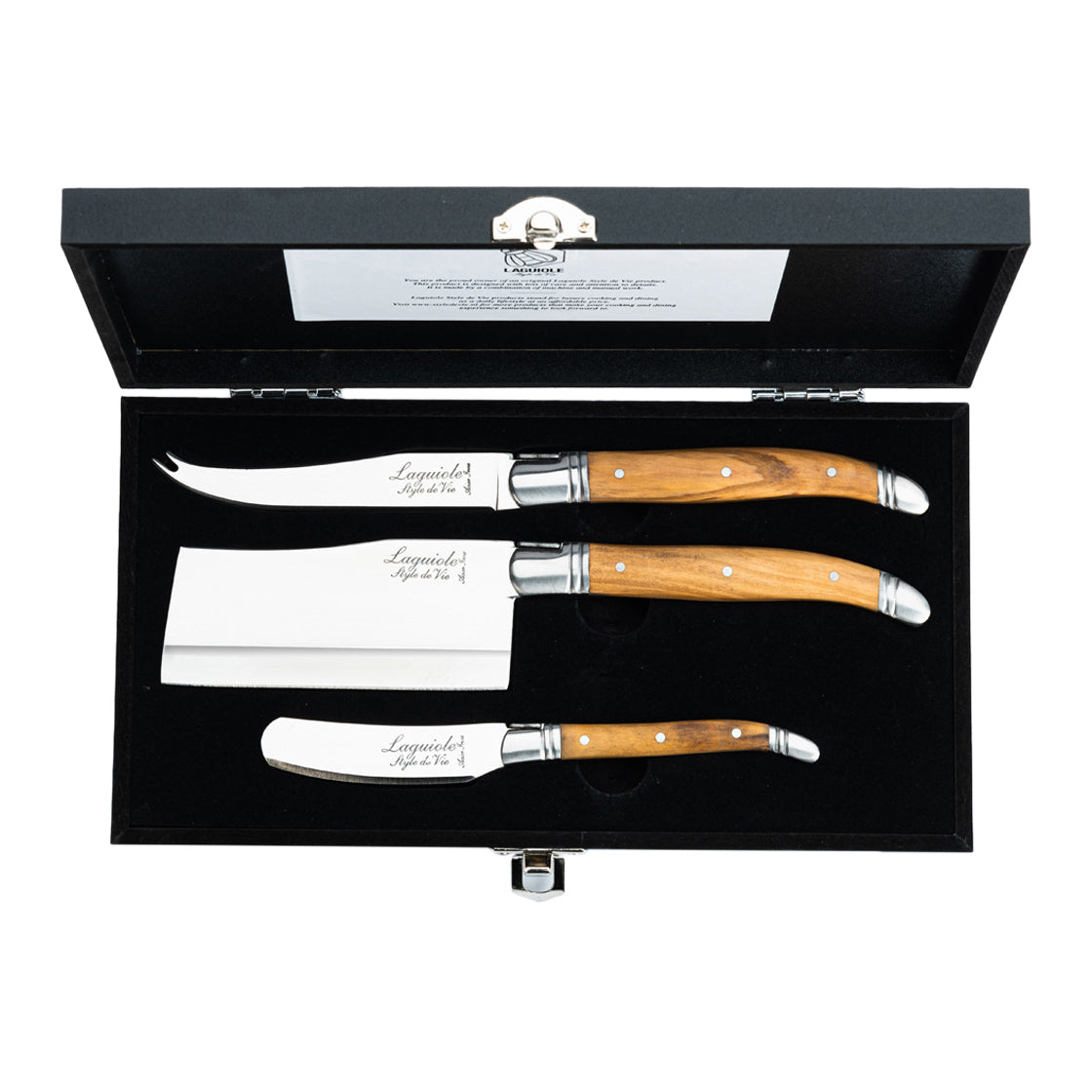 Laguiole Style de Vie Luxury Line Kaasmessenset 3-delig
